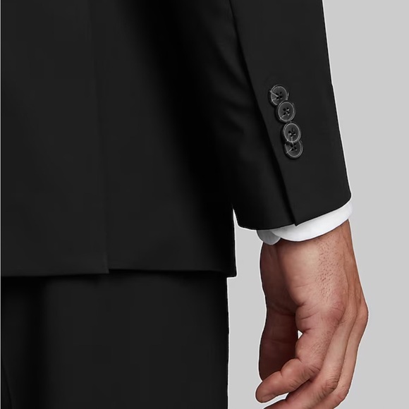 Jos. A. Bank Black Modern Suit Timeless Elegance - Picture 3 of 15